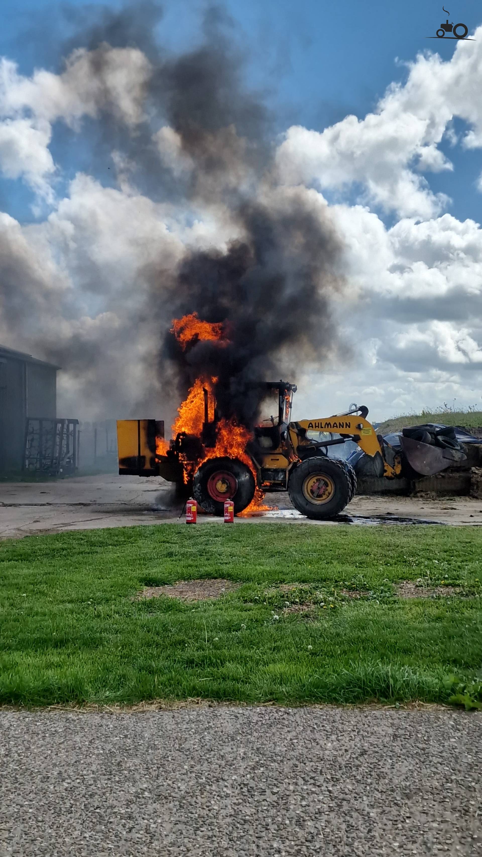 Shovel uitgebrand